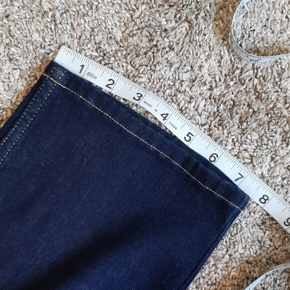 Soft Surroundings NWT The Ultimate Pull On Slim Full Length Jeans Marina Wash L - Picture 14 of 14